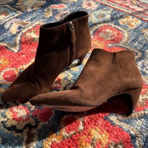 Authentic Prada suede booties